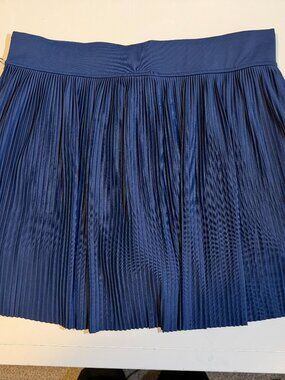 Kyodan Navy Accordion Pleated Tennis Skirt Women's Medium NWOT